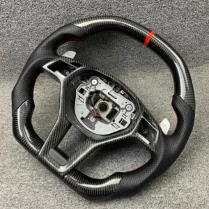 Custom Carbon Fiber Steering Wheel for Mercedes-Benz W204 C-Class | YeederCar