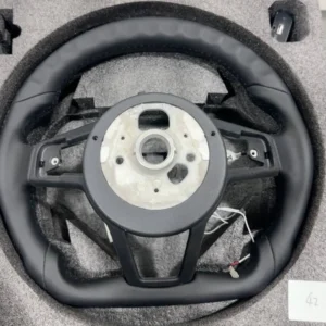 Custom LED Carbon Fiber Leather Steering Wheel for Audi TT MK2 8J R8 | Shift Light | Yeedercar