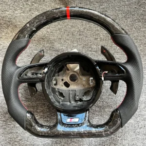 Custom Modified Shape Forged Carbon Steering Wheel for Audi A6 C7 A7 C7 S6 S7 RS6 RS7 | Yeedercar