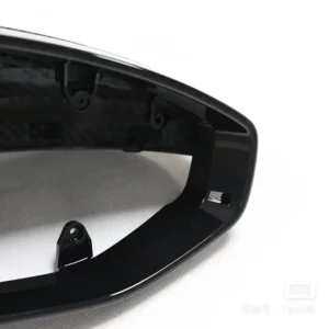 Gloss Carbon Fiber Mirror Caps for Audi A6 A7 C8 S6 S7 | 3K Twill OEM Replacement | Yeedercar