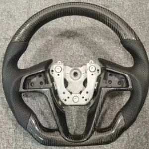 Performance High-Gloss Carbon Fiber Steering Wheel | Precision Fit for Hyundai Verna