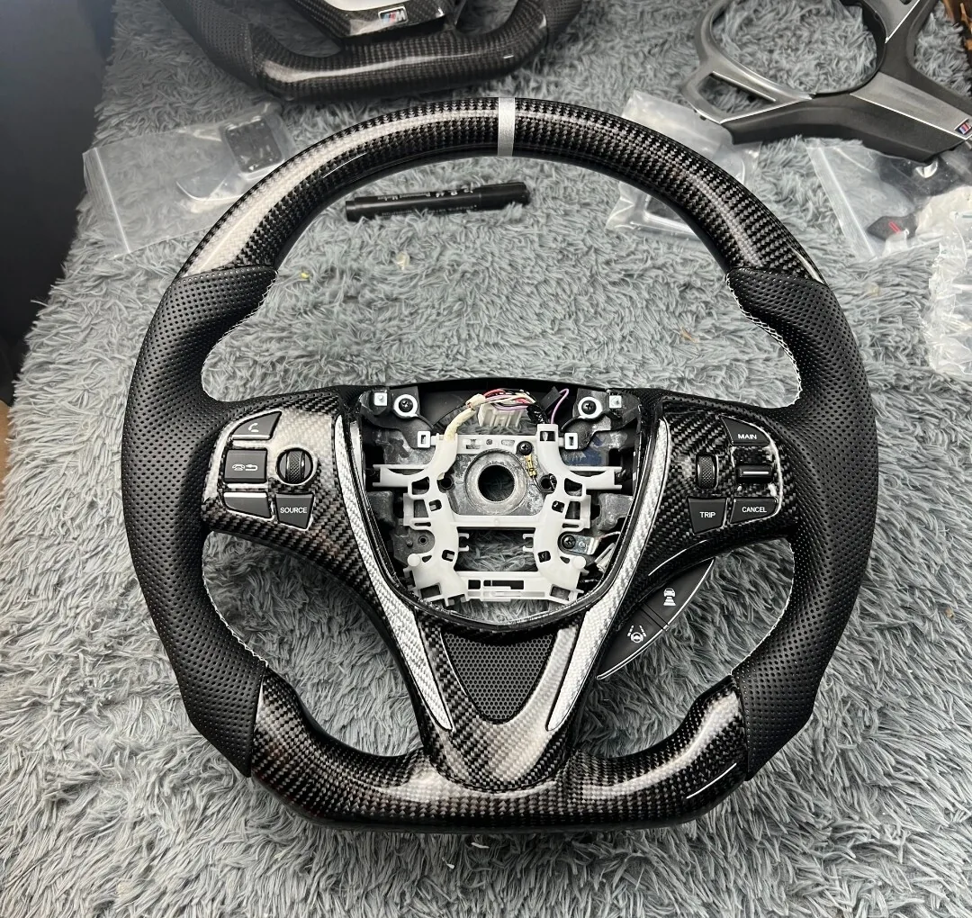 Yeedercar Custom Carbon fiber steering wheel for Acura RDX 2018-2020 TLX