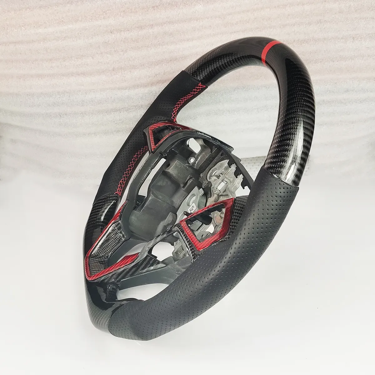 Yeedercar Custom Carbon fiber steering wheel for Ford fusion Mondeo - detail