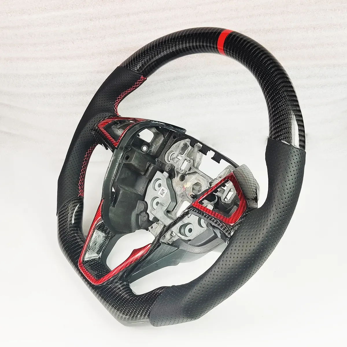 Yeedercar Custom Carbon fiber steering wheel for Ford fusion Mondeo - detail