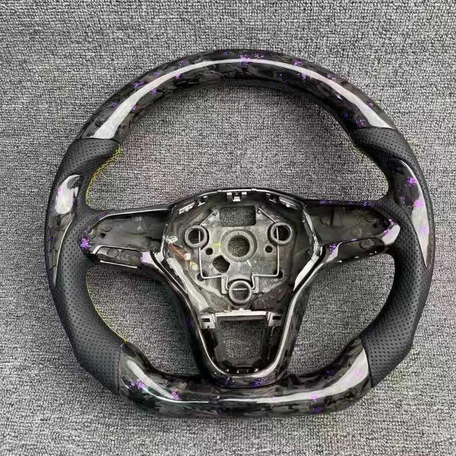volkswagen golf carbon fiber steering wheel - view 3