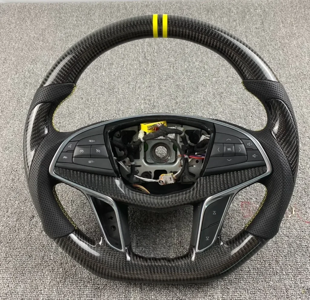 cadillac ct6 carbon fiber steering wheel