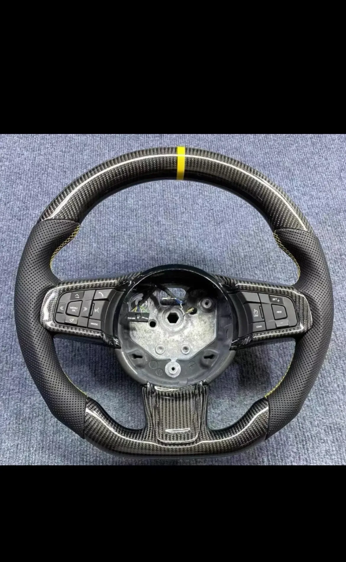 jaguar xf carbon fiber steering wheel