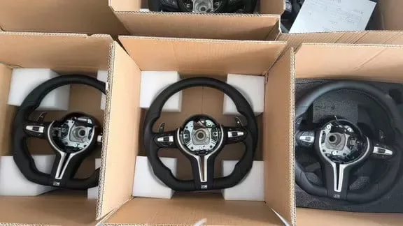 bmw x5 carbon fiber steering wheel - view 3