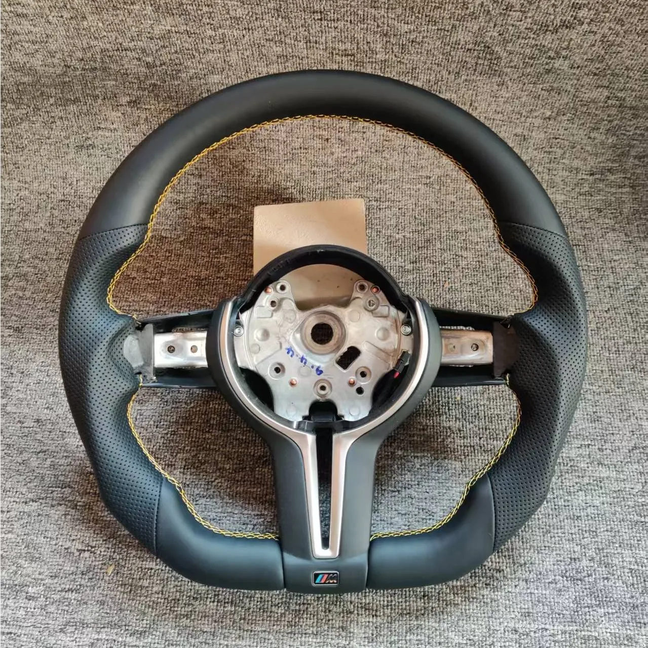 bmw x5 carbon fiber steering wheel - view 4