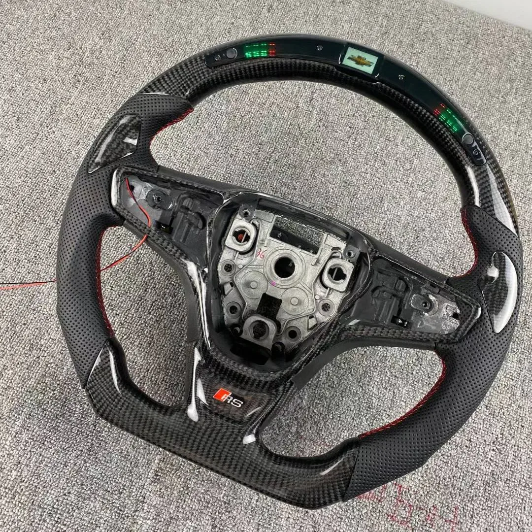 chevrolet carbon fiber steering wheel