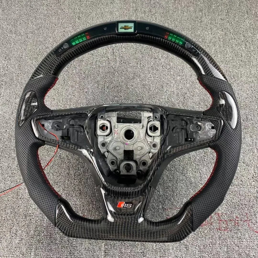 chevrolet carbon fiber steering wheel - view 2