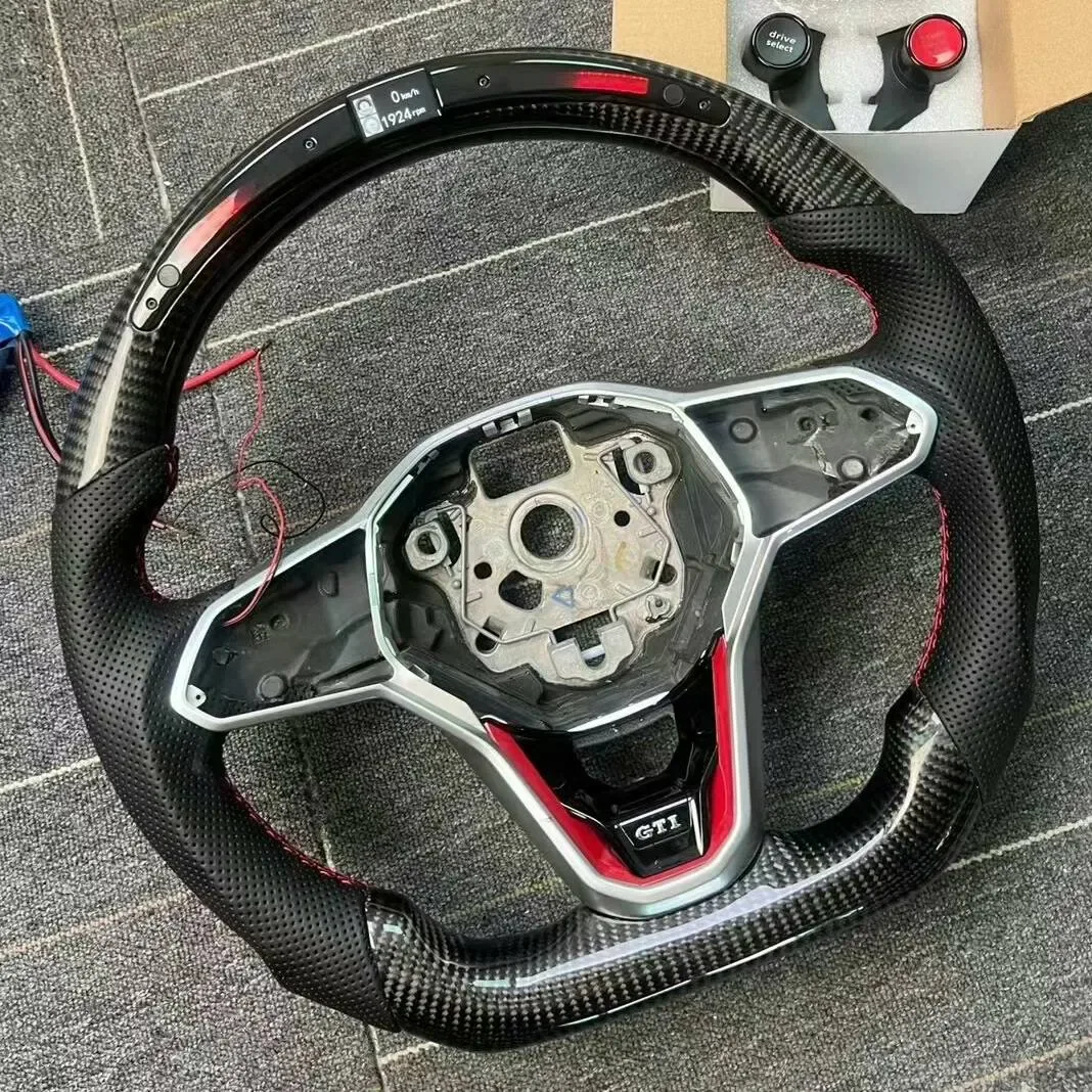 volkswagen golf carbon fiber steering wheel