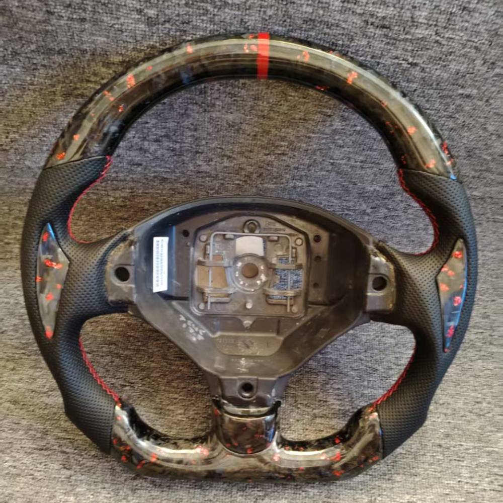 Forged carbon fiber steering wheel for Peugeot 308 CC & RCZ