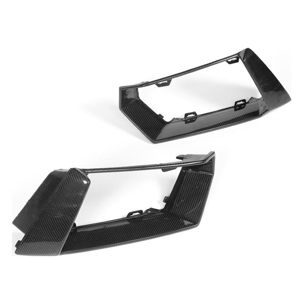 Carbon Fiber Front Grille Mesh for Lamborghini Aventador LP700 — front three-quarter view