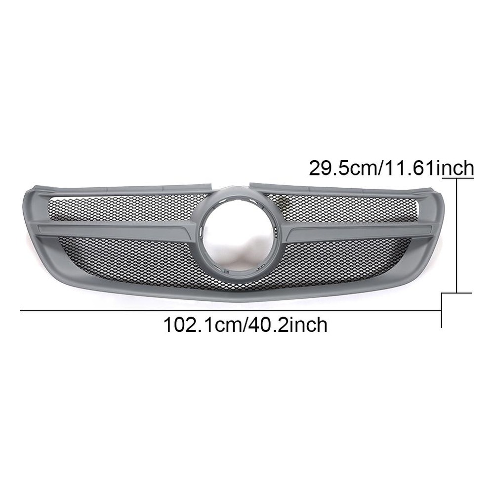 Custom FRP Front Grille for Mercedes-Benz V220d V250 (2016-2019) — side profile