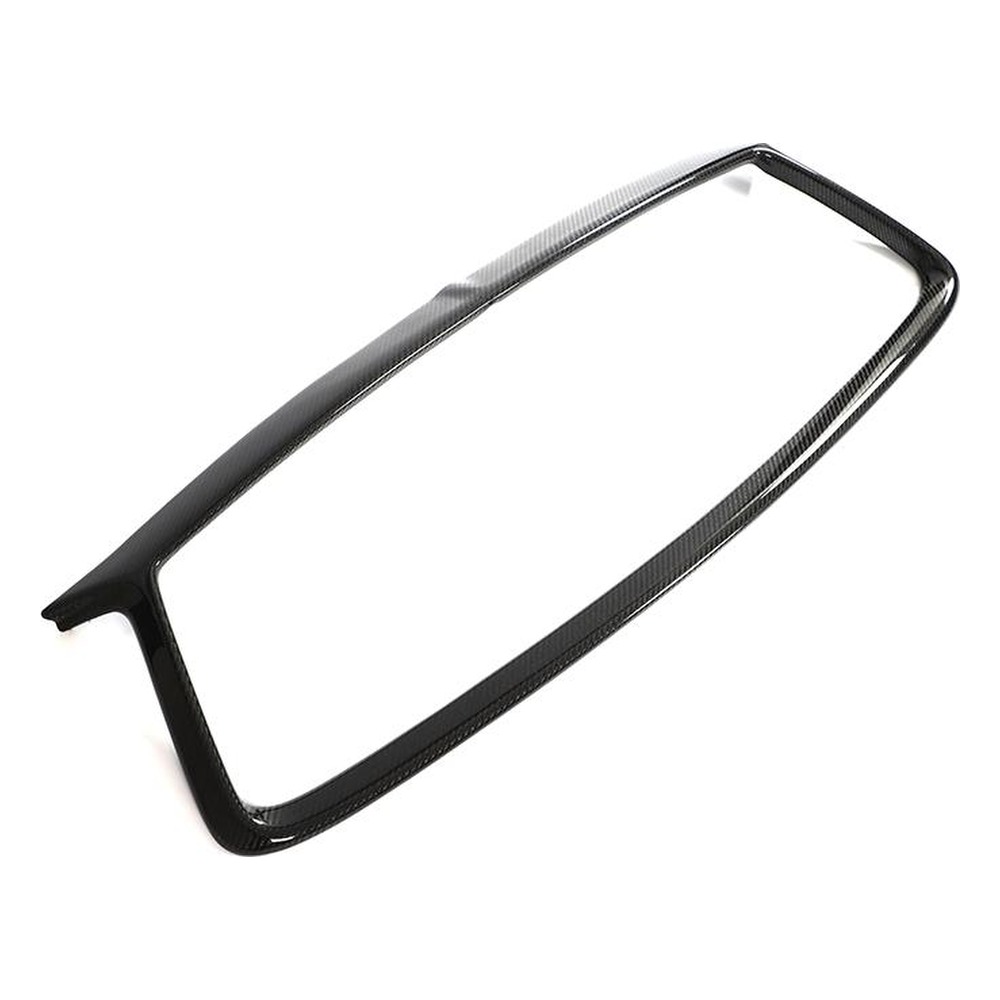 Factory-Made Carbon Fiber Front Grille Mesh for Infiniti Q60 (2016-2022) — side profile