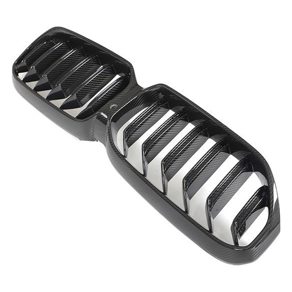 Dry Carbon Fiber Front Kidney Grille for BMW 5 Series G30 G38 LCI 530i Sedan (2021-2023)