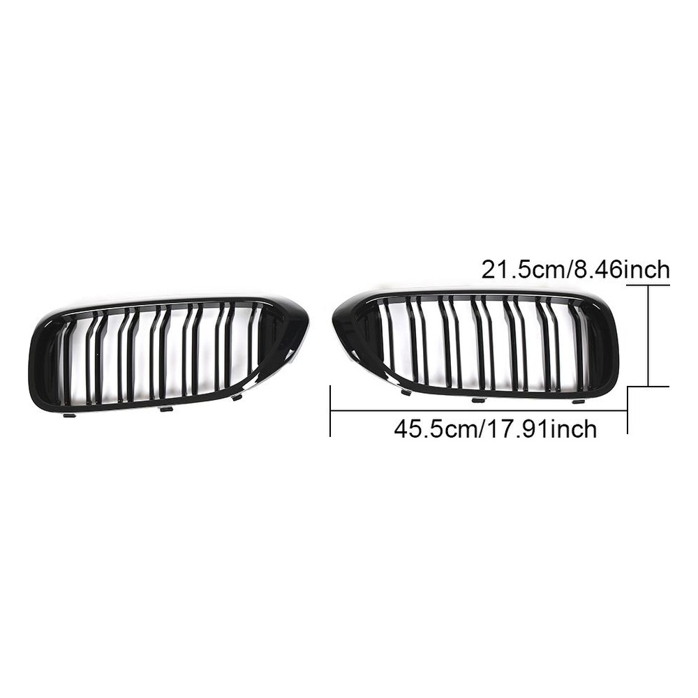Custom ABS Front Grille for BMW G30 520i 530i 535i 540i M Sport (2017-2018) — side profile