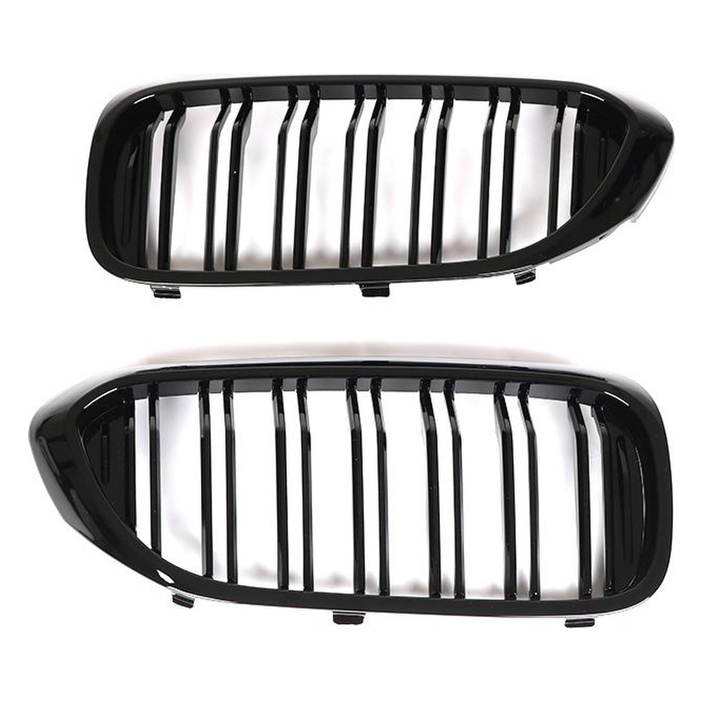 Custom ABS Front Grille for BMW G30 520i 530i 535i 540i M Sport (2017-2018) — close-up of the woven texture