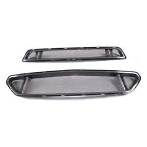Front Grille for Ford Mustang GT Shelby GT350R Coupe 2-Door (2015-2017) in Carbon Fiber
