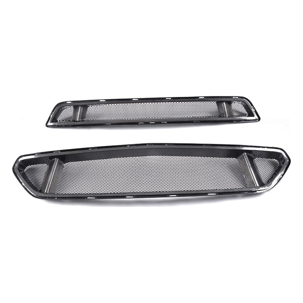 Front Grille for Ford Mustang GT Shelby GT350R Coupe 2-Door (2015-2017) in Carbon Fiber