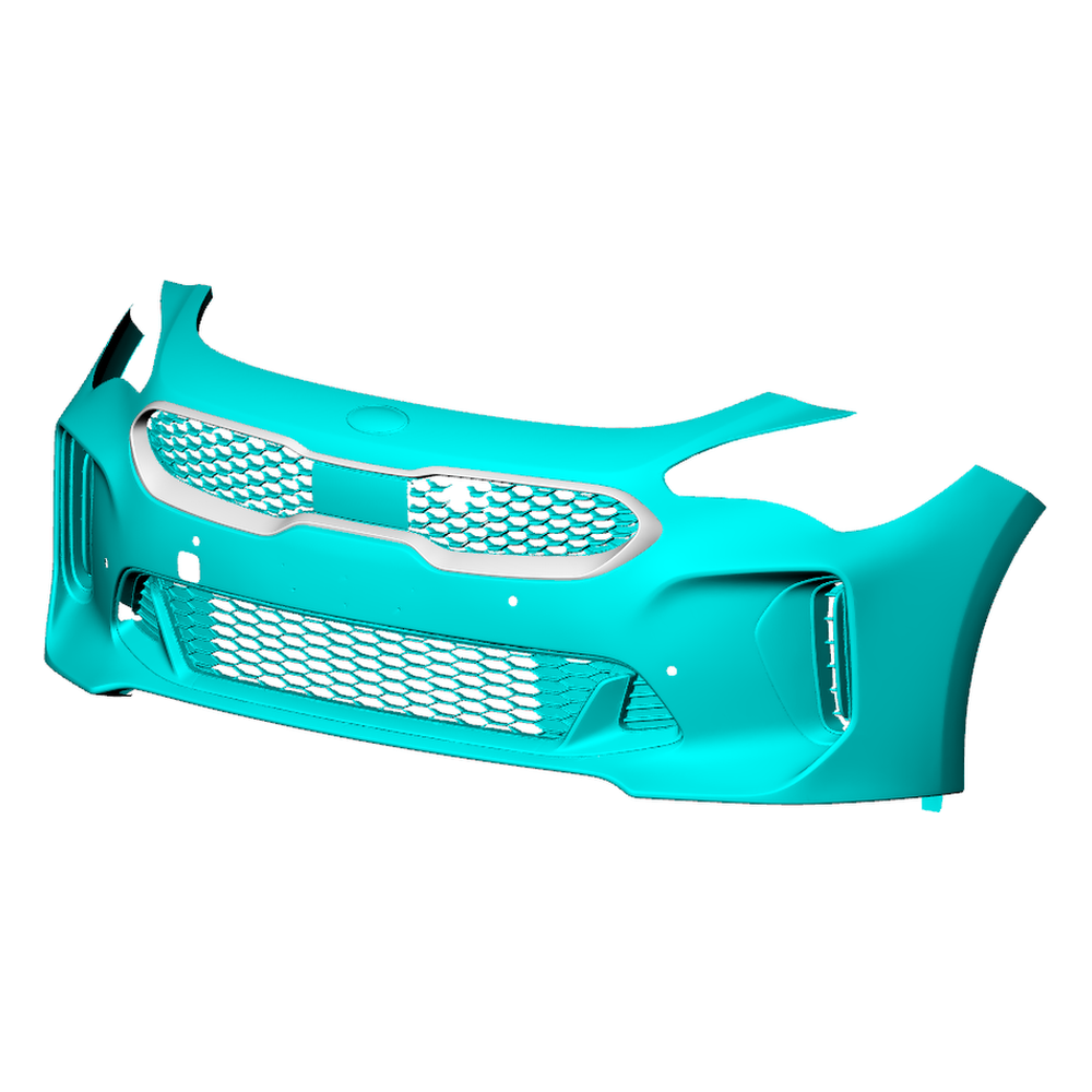 Front Grille in Carbon Fiber for KIA Stinger — side profile
