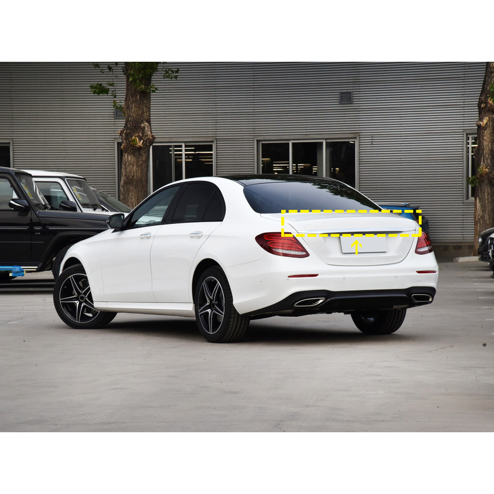 Carbon Fiber Trunk Lid Spoiler for Mercedes-Benz E Class W213 (2016-2019) 05