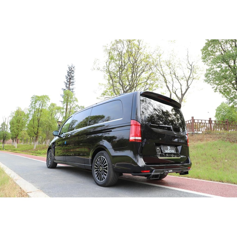 Carbon Fiber Roof Spoiler for Mercedes-Benz V Glass V250 2018 2019 05