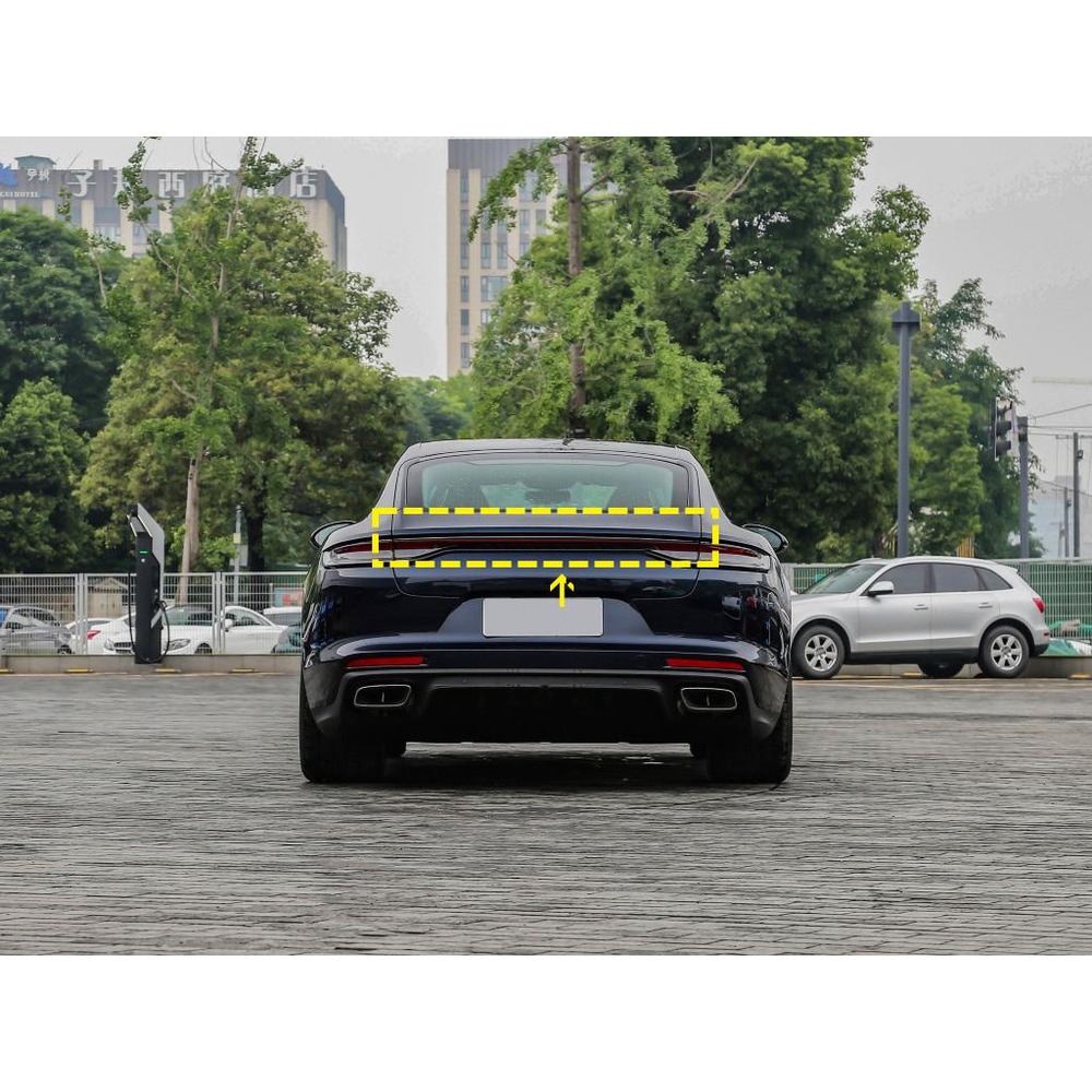 Dry Carbon Fiber Trunk Spoiler for Porsche Panamera 971 17 21 Duckbill 08