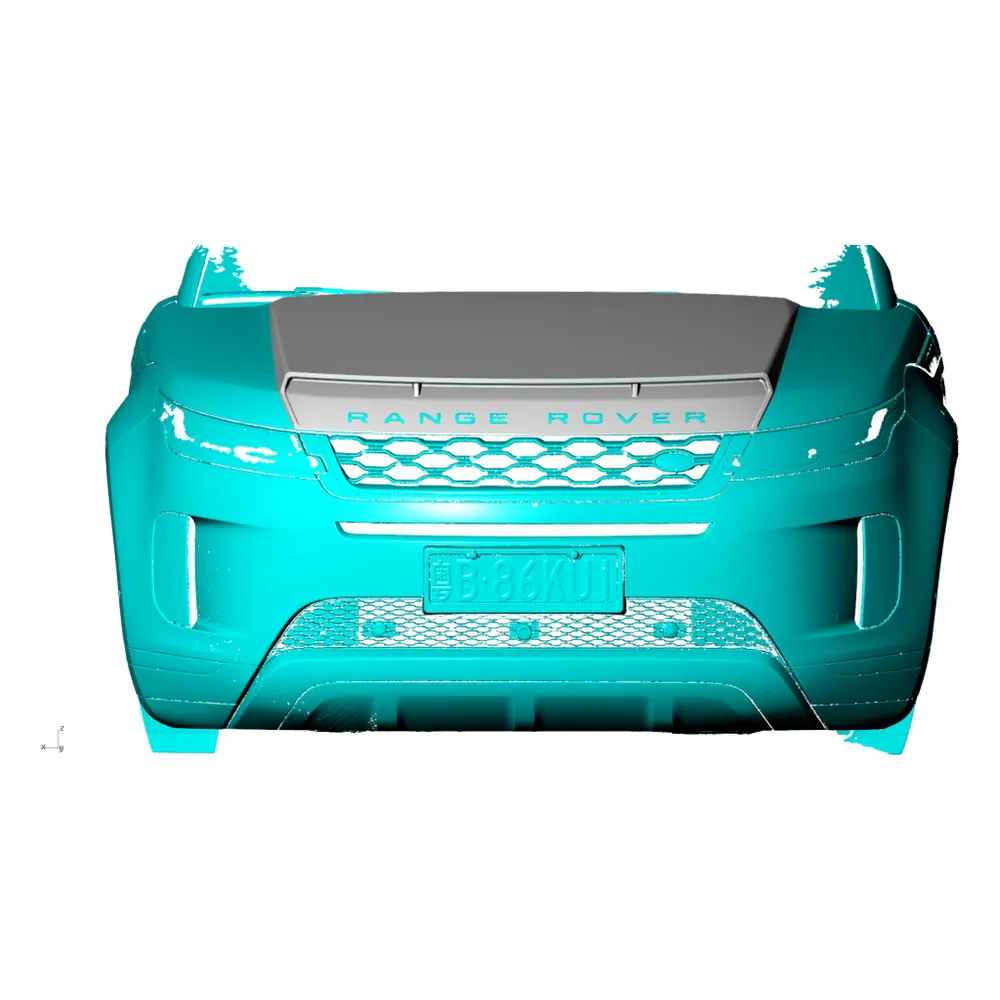 Carbon Fiber Engine Hood for Land Rover Range Rover Evoque Utility 4-Door (2020-2021) — close-up of the woven texture