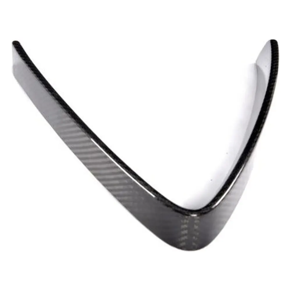 Carbon Fiber Front Grille Cover Trim for Alfa Romeo Stelvio (2017) — close-up of the woven texture