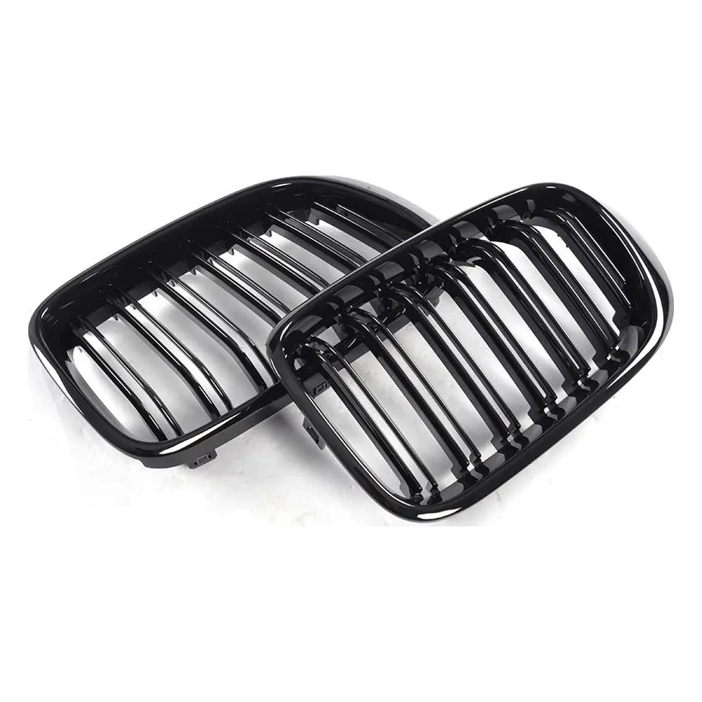 Custom ABS Front Grille for BMW F25 F26 xDrive35i xDrive28i (2014-2017) — front three-quarter view