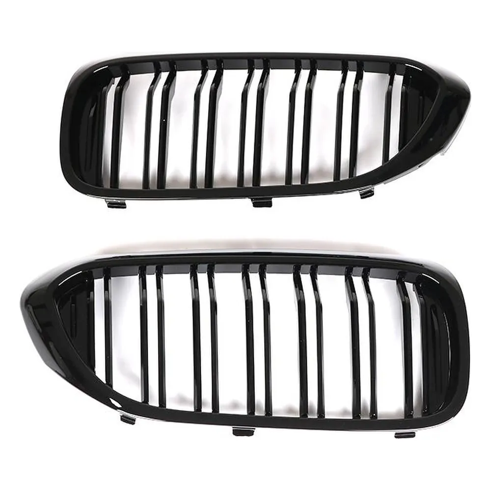 Custom ABS Front Grille for BMW G30 520i 530i 535i 540i M Sport (2017-2018) — close-up of the woven texture