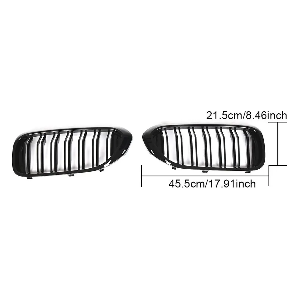 Custom ABS Front Grille for BMW G30 520i 530i 535i 540i M Sport (2017-2018) — side profile