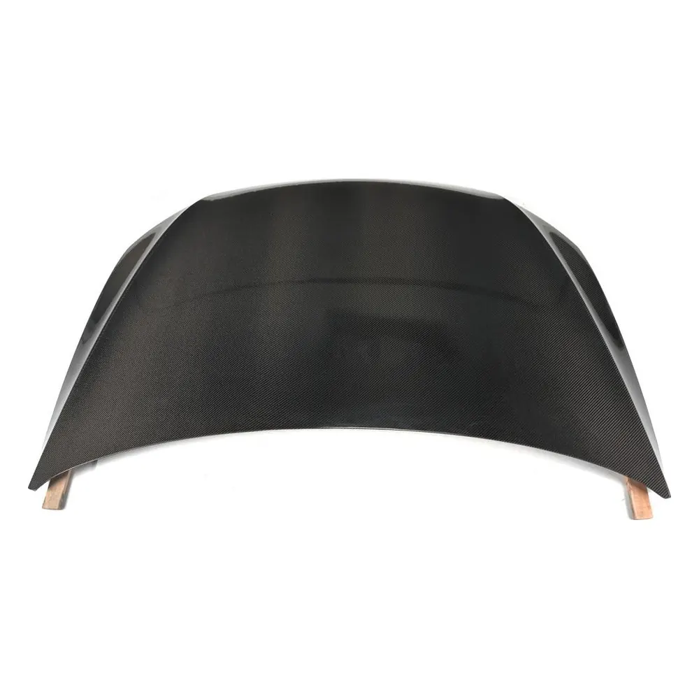 Custom Carbon Fiber Engine Hood for Volkswagen Golf 7 MK7 GTI — front three-quarter view