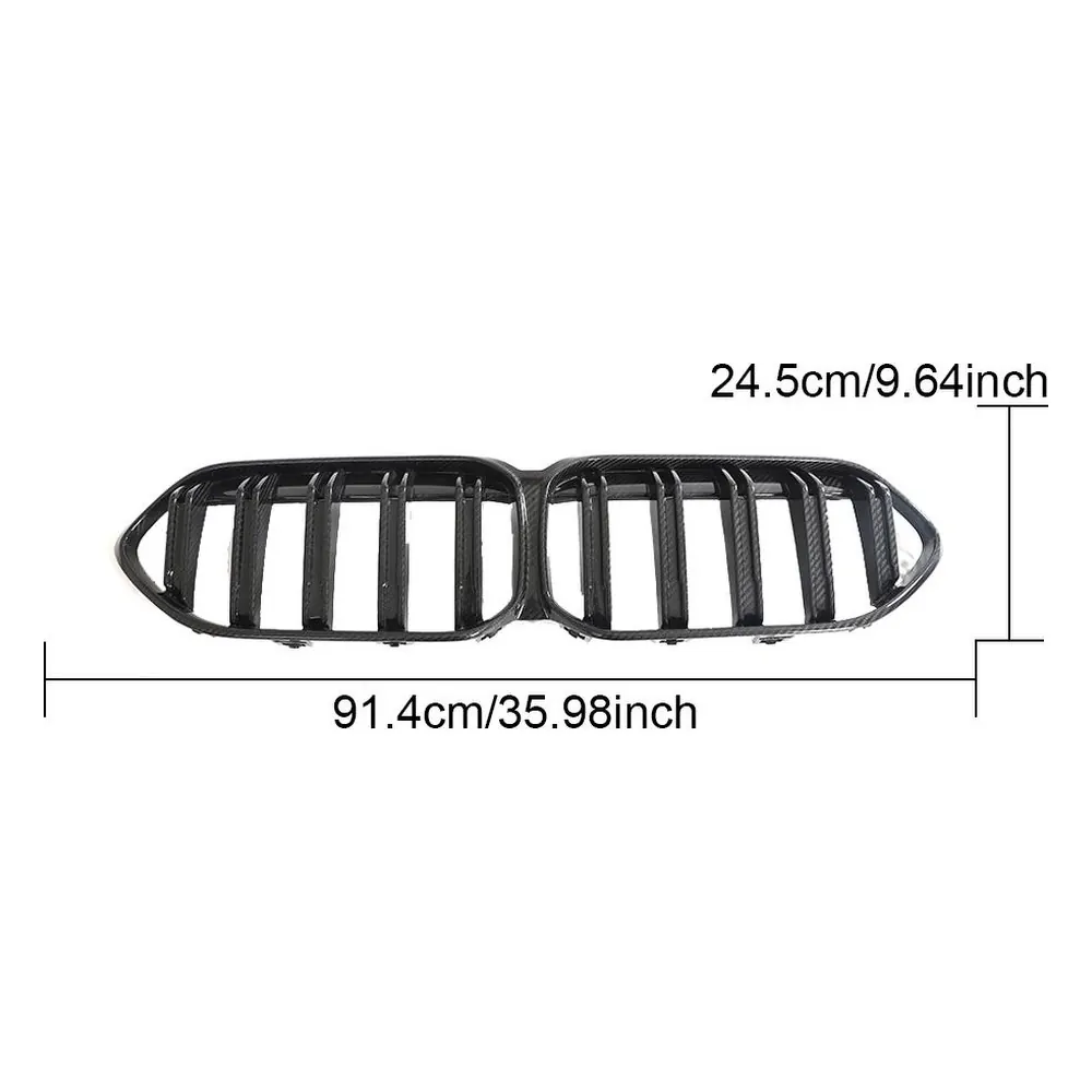 Custom Carbon Fiber Front Kidney Grille for BMW 2 Series Gran Coupe (2021+) — side profile