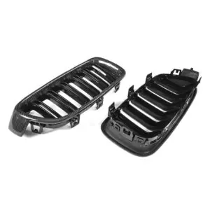 Custom Carbon Fiber Front Kidney Grille for BMW 3 Series F30 F31 318i (2012-2018)