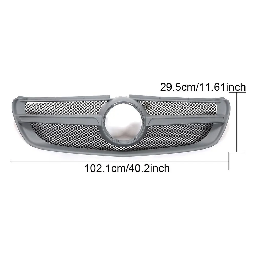 Custom FRP Front Grille for Mercedes-Benz V220d V250 (2016-2019) — side profile