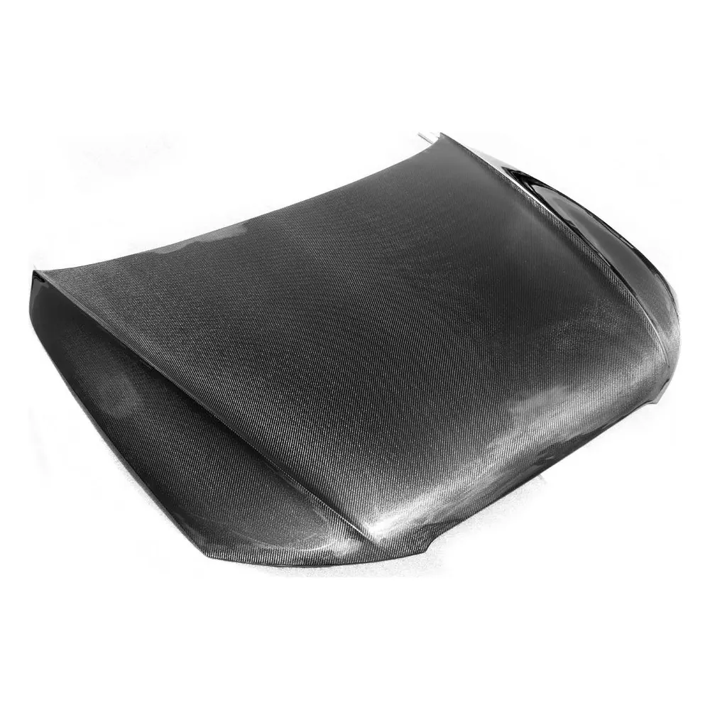 Direct-Fit Carbon Fiber Engine Hood for Audi A5 / Sline / S5 Sedan 4 Door (2012-2015) — front three-quarter view