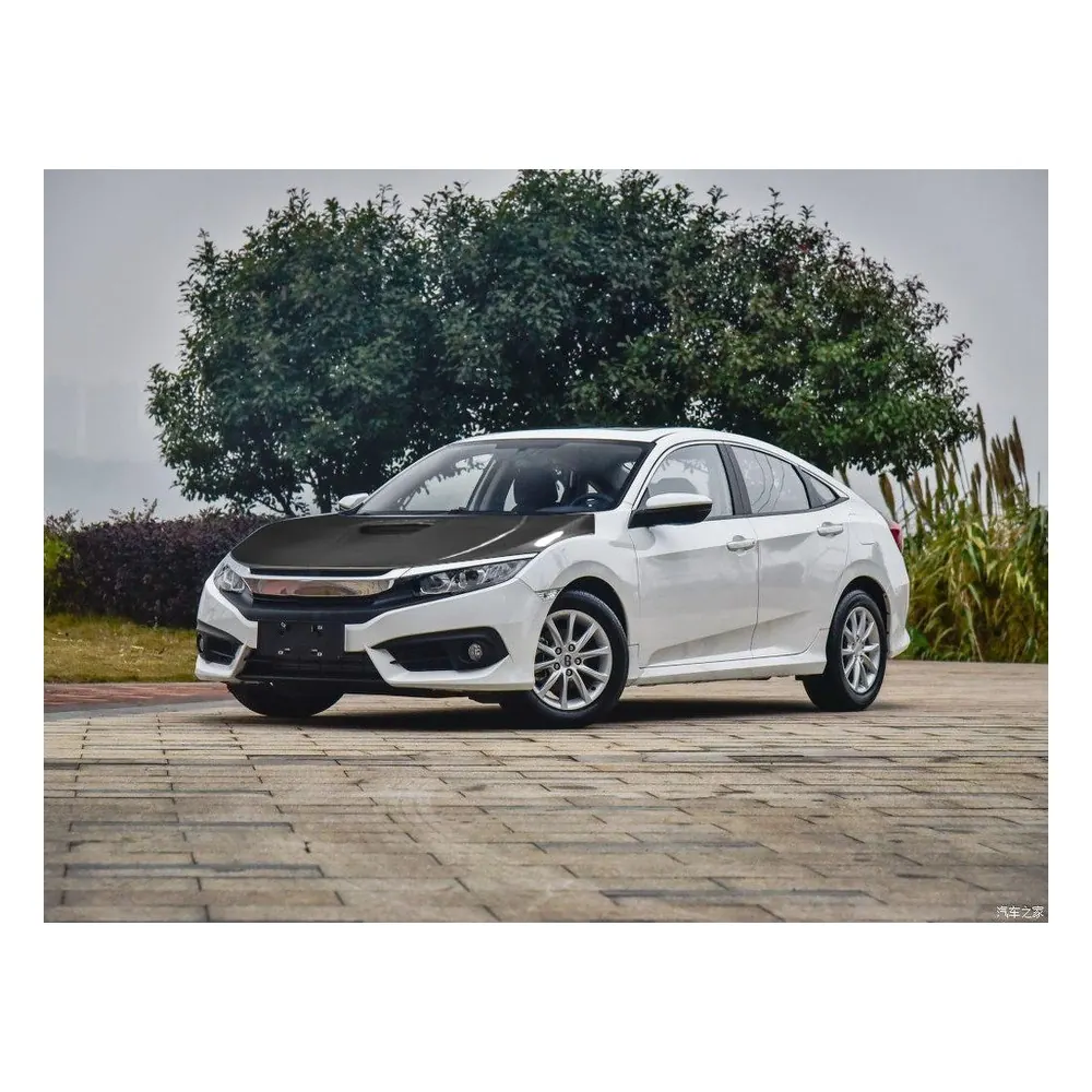 honda civic carbon fiber hood - view 4