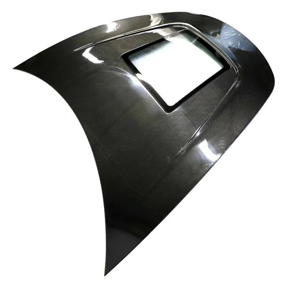 Direct-Fit Carbon Fiber Engine Hood for Tesla Model 3 (2016-2023) — side profile