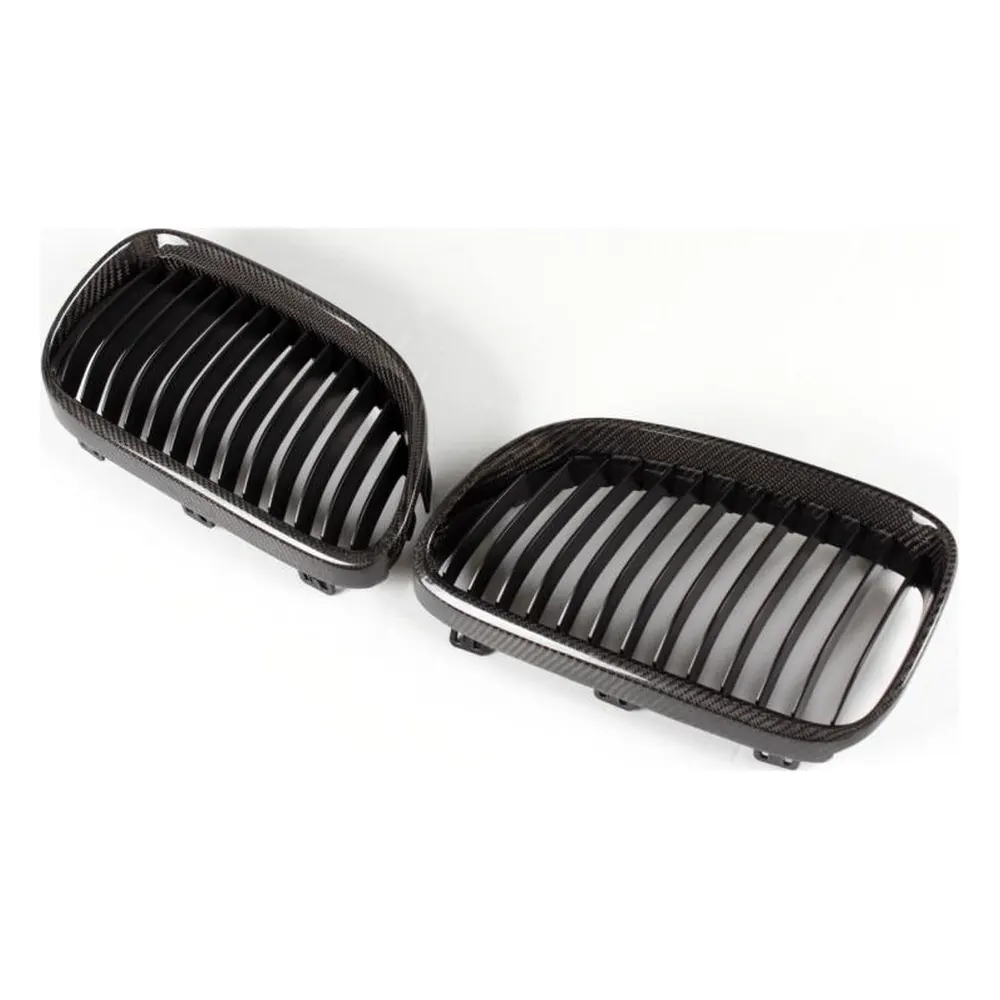 Direct-Fit Carbon Fiber Front Grille Mesh for BMW 3 Series E92 E93 2 Doors Coupe (2010-2013) — front three-quarter view