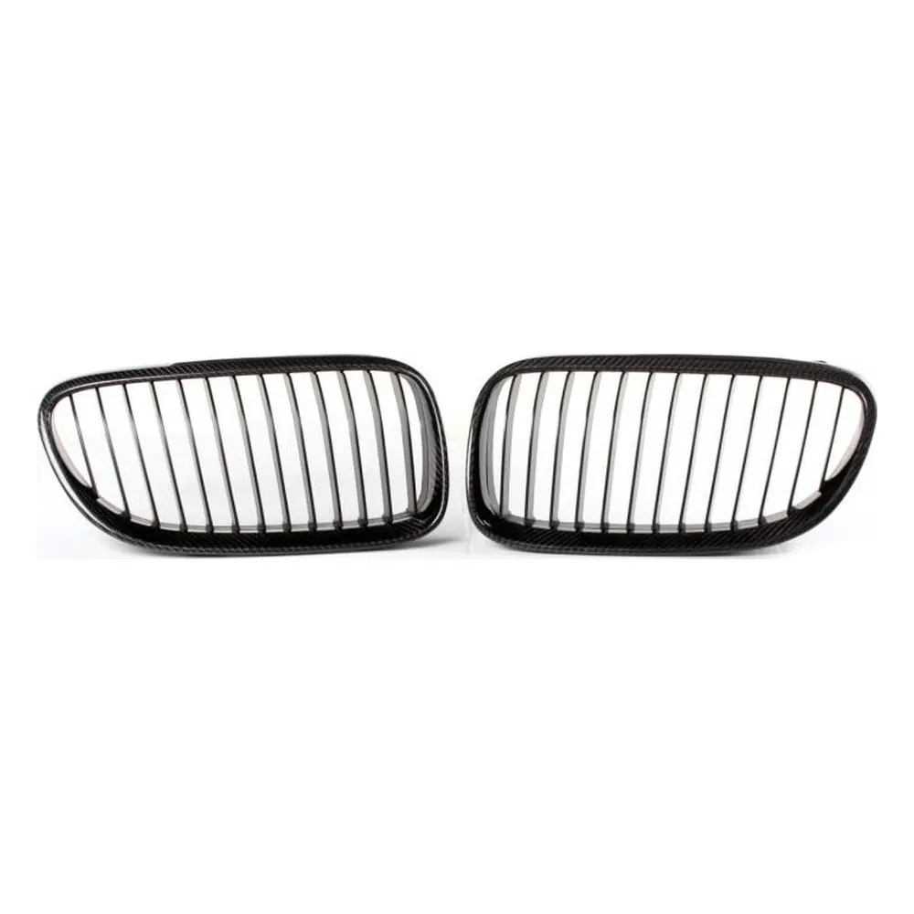 Direct-Fit Carbon Fiber Front Grille Mesh for BMW 3 Series E92 E93 2 Doors Coupe (2010-2013) — side profile