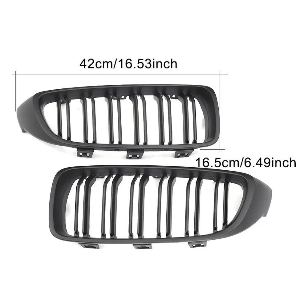 bmw f82 m4 carbon fiber grille - view 2
