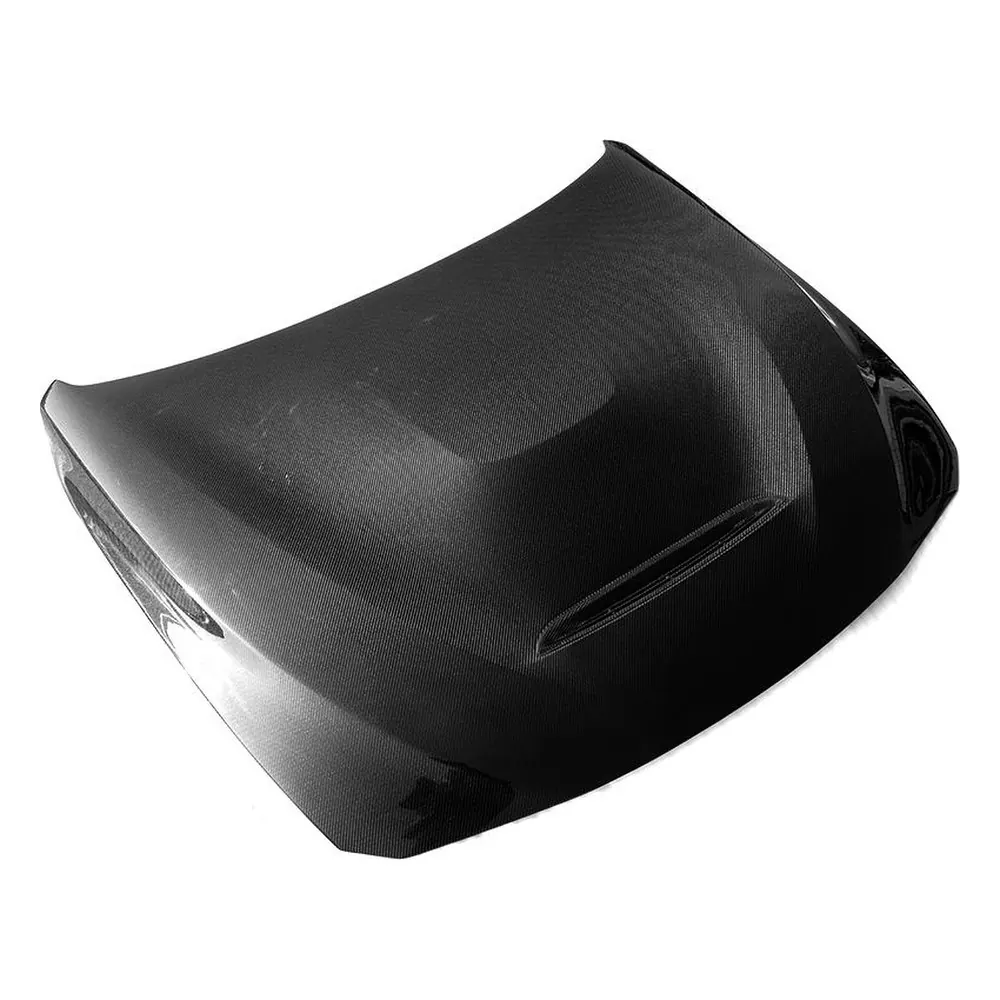 Factory-Made Carbon Fiber Engine Hood for BMW 4 Series (2014-2018) — front three-quarter view