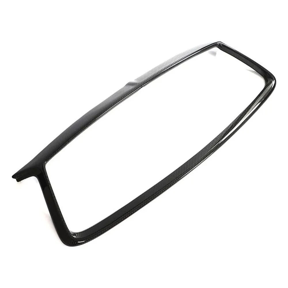 Factory-Made Carbon Fiber Front Grille Mesh for Infiniti Q60 (2016-2022) — side profile