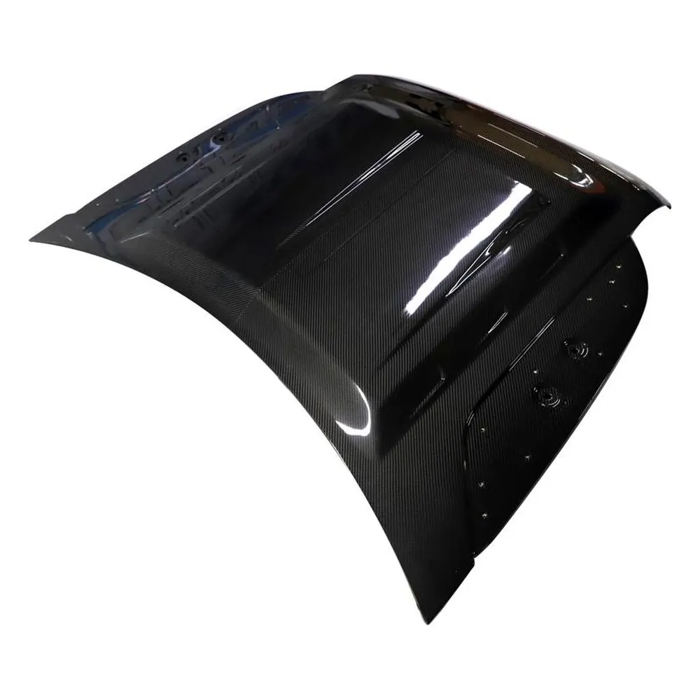 Factory-Made Carbon Fiber Engine Hood for Land Rover Defender (2020-2023) — side profile
