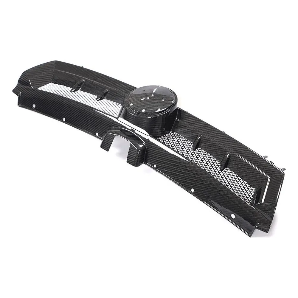 Factory-Made Carbon Fiber Front Grille for Volkswagen GOLF VII GTI MK7 R RLINE (2014-2017)