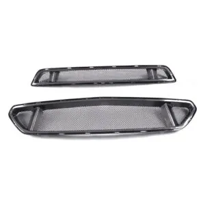 Front Grille for Ford Mustang GT Shelby GT350R Coupe 2-Door (2015-2017) in Carbon Fiber