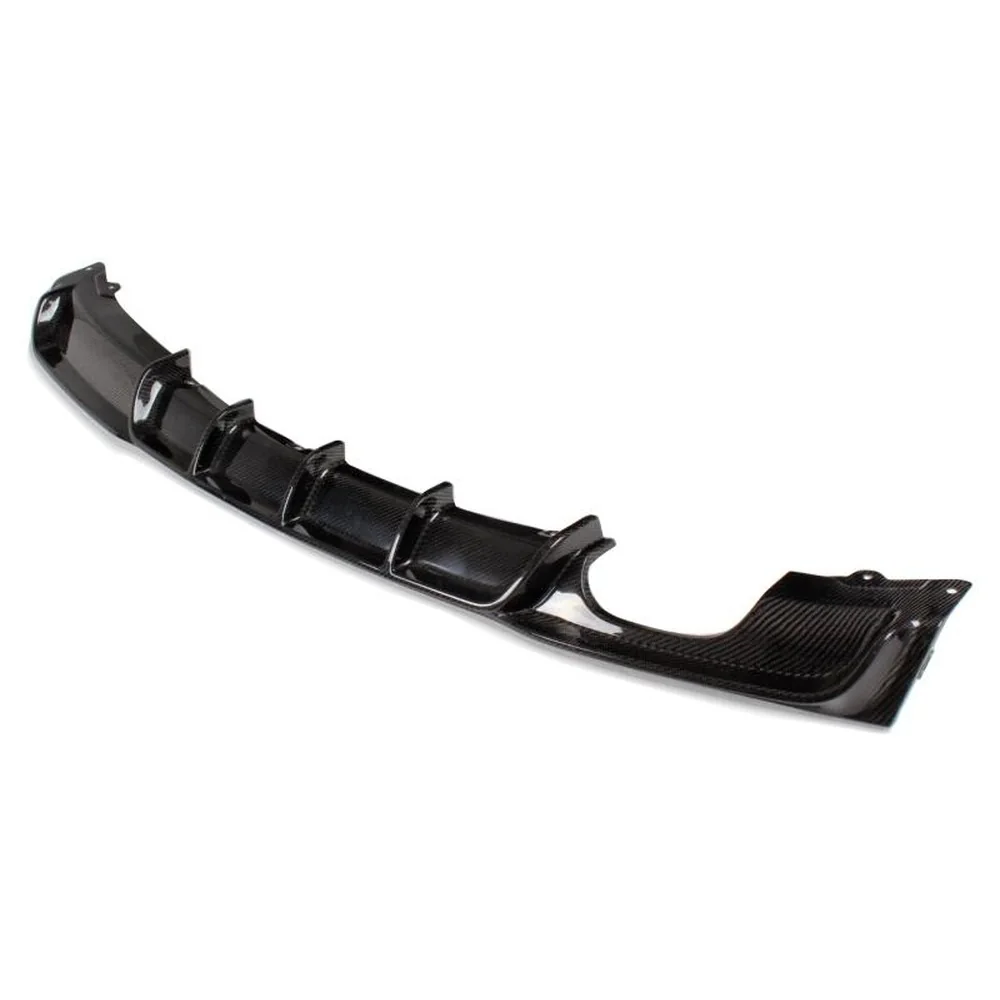 Carbon Fiber Rear Diffuser Lip for BMW Styling F30 M Sport Dual Exhaust (2012-2017) - Image 2